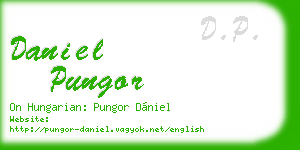 daniel pungor business card